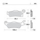 Moto-Master Brakepads Can-Am: Outlander 2012-2013 left
