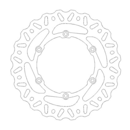 Moto-Master Nitro Brakedisc rear RM 125/250