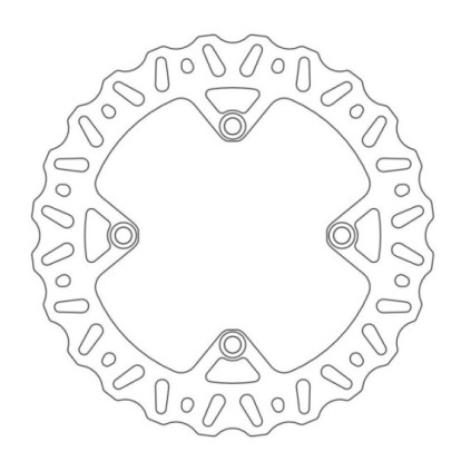 Moto-Master Nitro Brakedisc rear Husqvarna