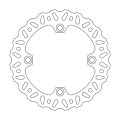 Moto-Master Nitro Brakedisc rear Honda: CR 125/250/500