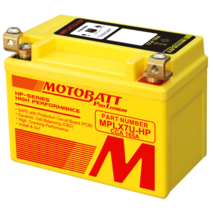 Motobatt lithium battery MPLX7U-HP