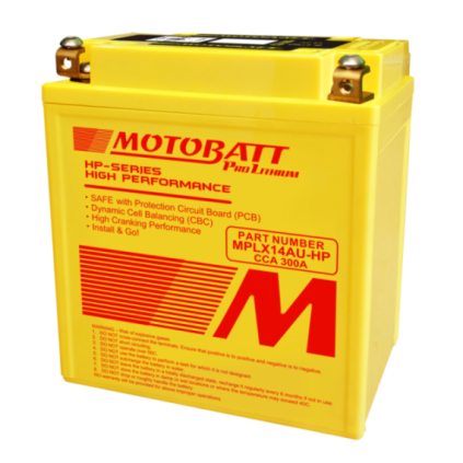 Motobatt lithium battery MPLX14AU-HP