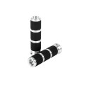 Handgrips for Ø 25 mm (1'')  handlebars Chrome