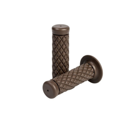 "Handgrips, Cafe style, Brown  for Ø 22 mm (7/8"")"