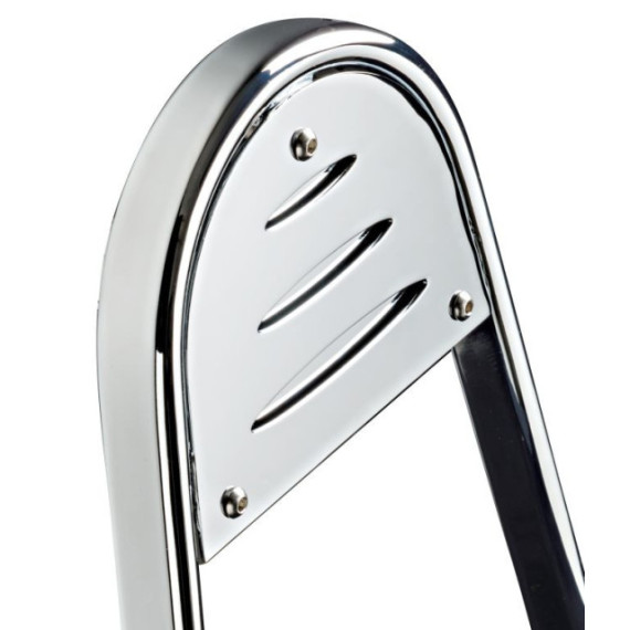 Comfort slotted back plate Chrome