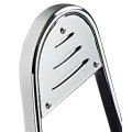 Comfort slotted back plate Chrome