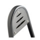 Comfort slotted back plate Black