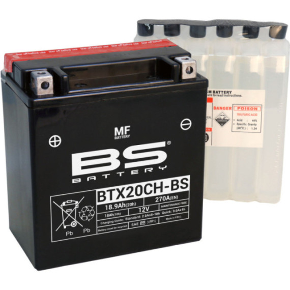BS Battery  BTX20CH-BS MF (cp) Maintenance Free