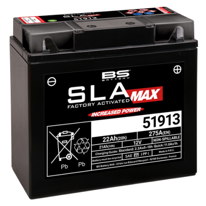 BS Battery  51913 (FA) SLA MAX - Sealed & Activated  