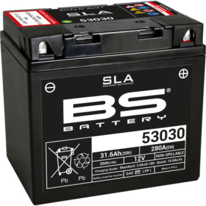 BS Battery  53030 (FA) SLA - Sealed & Activated