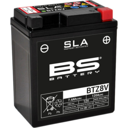 BS Battery  BTZ8V (FA) SLA - Sealed & Activated