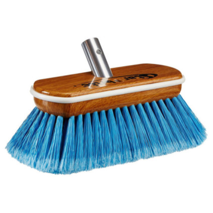 Star brite Premium Medium Wash Brush - Synthetic Wood Block W/Bumper (Blue)