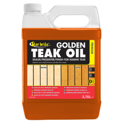 Star brite Premium Golden Teak Oil - Step 3 3,78L