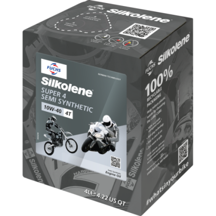 Silkolene Super 4 10W-40 4L CUBE 