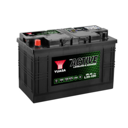 Yuasa L35-100 Active Leisure Battery 12V 100Ah 720A Note: Pallet cargo (12)