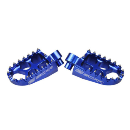 Scar Evolution Footpegs - Yamaha Blue color