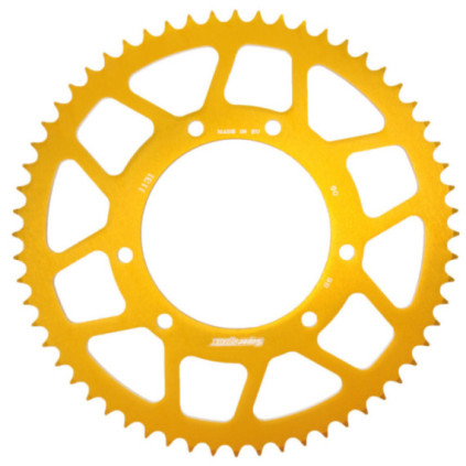 Supersprox Rear Sprocket, Gold, 58 teeth (420), Ø105mm, Aprilia, Derbi, Drac,