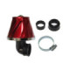 Tec-X Air filter, EVO I, Red, Connection Ø 28/32mm , Straight + 90°