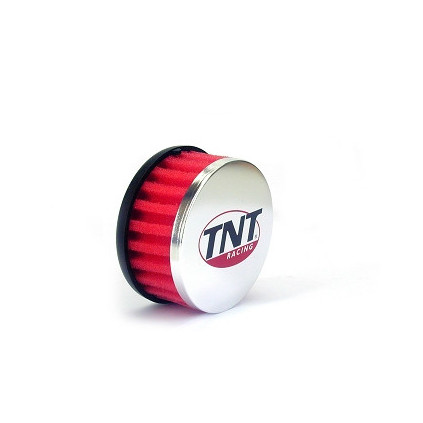 TNT Air filter, R-Box, Red, Connection Ø 28/35mm, (Ø 85mm l. 39mm)