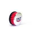 TNT Air filter, R-Box, Red, Connection Ø 28/35mm, (Ø 85mm l. 39mm)