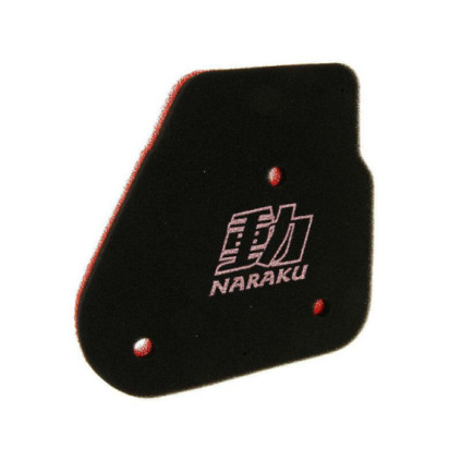 Naraku Air filter, Double Layer, Minarelli Horizontal, Aprilia / MBK / PGO / Yam