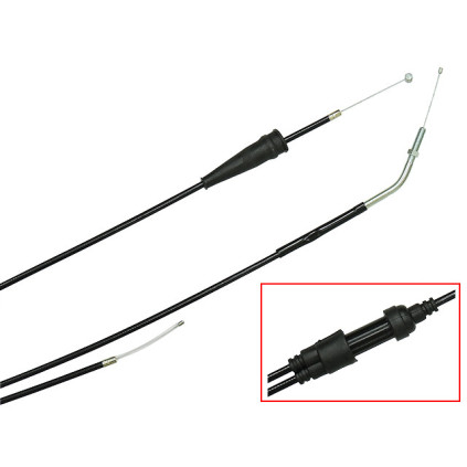 Tec-X Throttle cable, Derbi Senda 06- / Aprilia RX,SM 06- / Gilera RCR,SMT 06-
