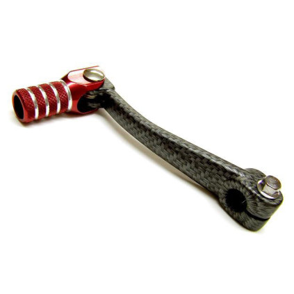 Tec-X Gear pedal, Carbon-style/Red, Minarelli AM6