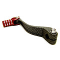 Tec-X Gear pedal, Carbon-style/Red, Derbi Senda / Aprilia RX,SX  06- / Gilera RC