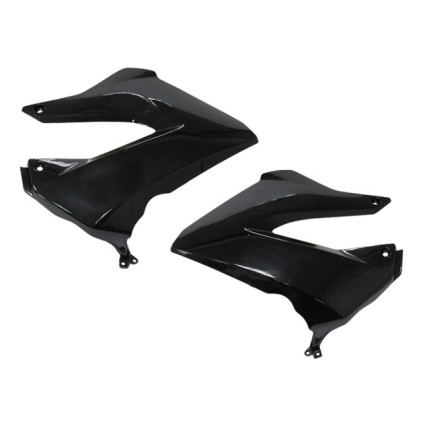 Tec-X Front side cover kit, Black, Derbi Senda R X-Treme 03-10, SM X-Treme 02-10