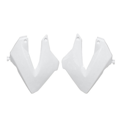 Tec-X, Front side cover kit, White, Derbi Senda R X-Treme 03-10, SM X-Treme 02-1