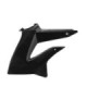 Radiator cover, Left, Black, Derbi Senda DRD X-Treme 11-17, Gilera RCR,SMT 11-17