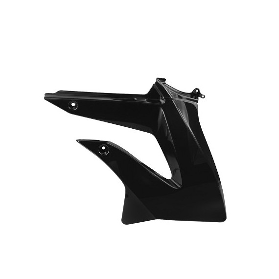 Radiator cover, Right, Black, Derbi Senda DRD X-Treme 11-17, Gilera RCR,SMT 11-