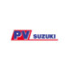 Tec-X Deco kit, Blue/Red, Suzuki PV50
