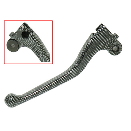 Tec-X Clutch lever, Carbon-style, Derbi Senda R 00-02 / Yamaha DT 50 R,SM,X 02-