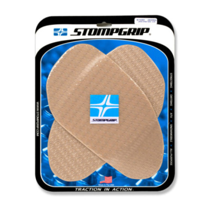 Stompgrip Universal Large Street Bike Tank Grips - Icon : Clear