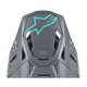Alpinestars Visor S-M8 - RADIUM Cool Grey Teal