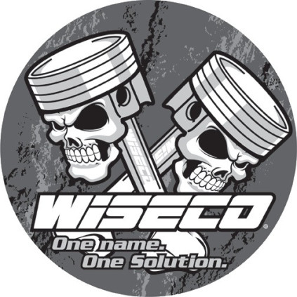 Wiseco Black Long Sleeve T-Shirt w/Flame Design XL
