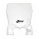 UFO Stadium Front number plate YZF250 10-18 /450 10-17 / YZ125/250 2015- White