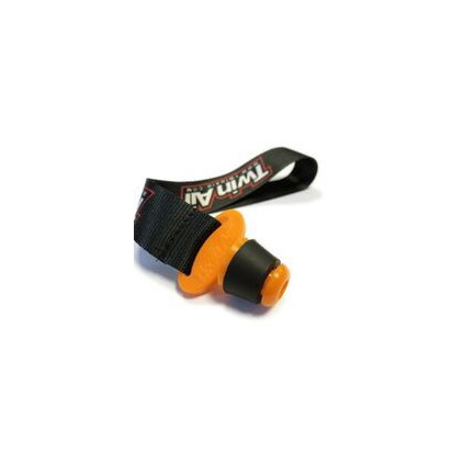 Twin Air Exhaust Plug Mini, Dia 18mm to 21mm, (with Strap)