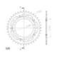 Supersprox Stealth Rear sprocket Black 