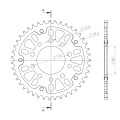 Supersprox Stealth Rear sprocket Red 