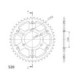 Supersprox Stealth Rear sprocket Gold 