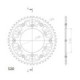 Supersprox Stealth Rear sprocket Black 