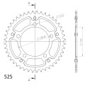 Supersprox Stealth Rear sprocket Black 
