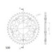 Supersprox Stealth Rear sprocket Gold 