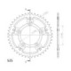 Supersprox Stealth Rear sprocket Red 