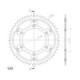 Supersprox Stealth Rear sprocket Silver