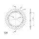 Supersprox Stealth Rear sprocket Gold 