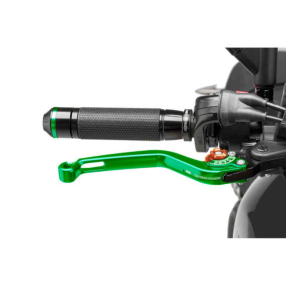 Puig Unfoldable Brake Lever 16'C/Green Selector C/Orang