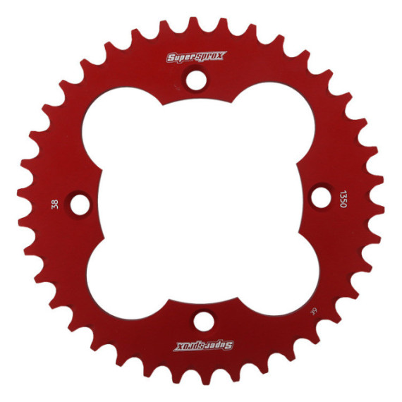 Supersprox Rear Sprocket Alu RAL-1350:38 Red